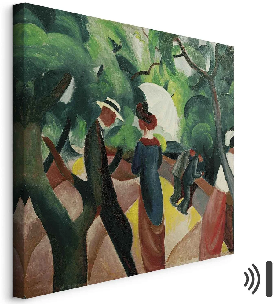 Paveikslas August Macke - Promenada