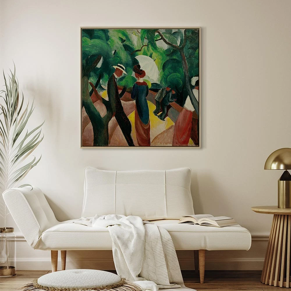 Paveikslas August Macke - Promenada