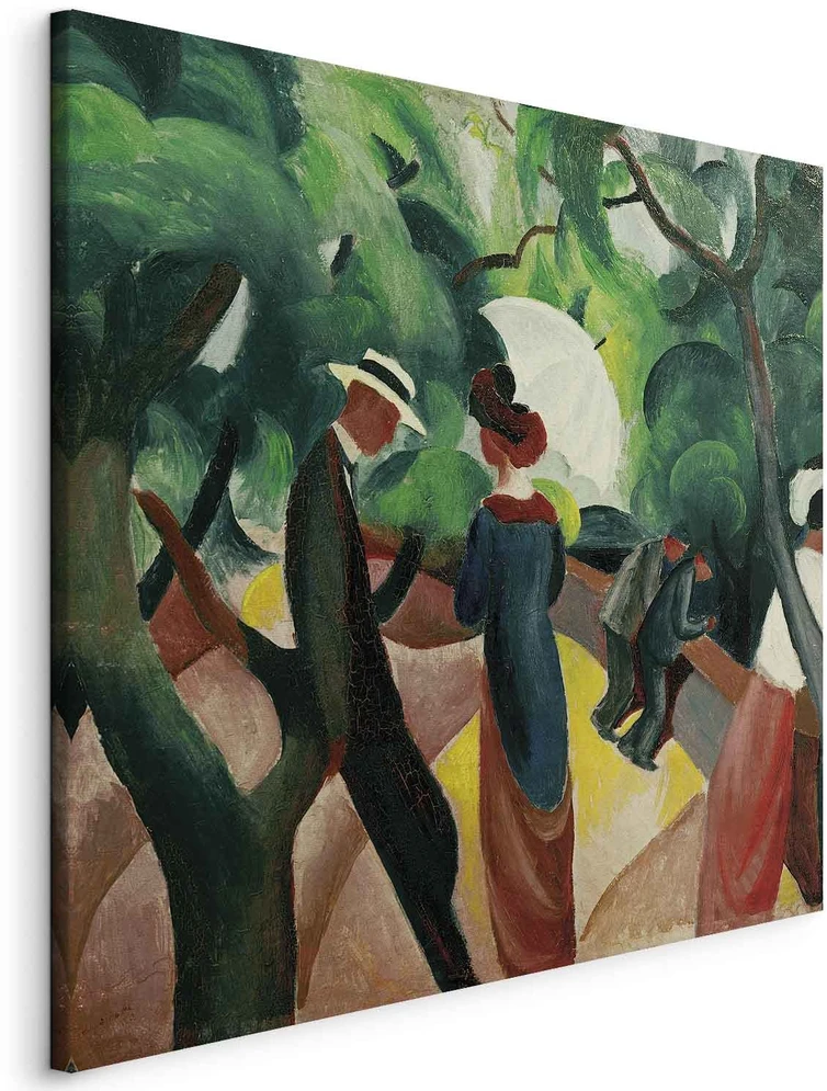 Paveikslas August Macke - Promenada
