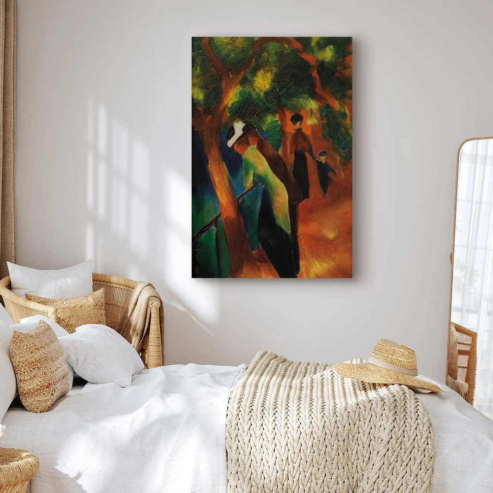 Paveikslas August Macke - Saulėtas takas