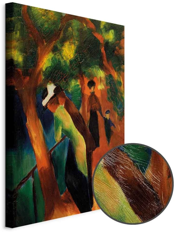 Paveikslas August Macke - Saulėtas takas