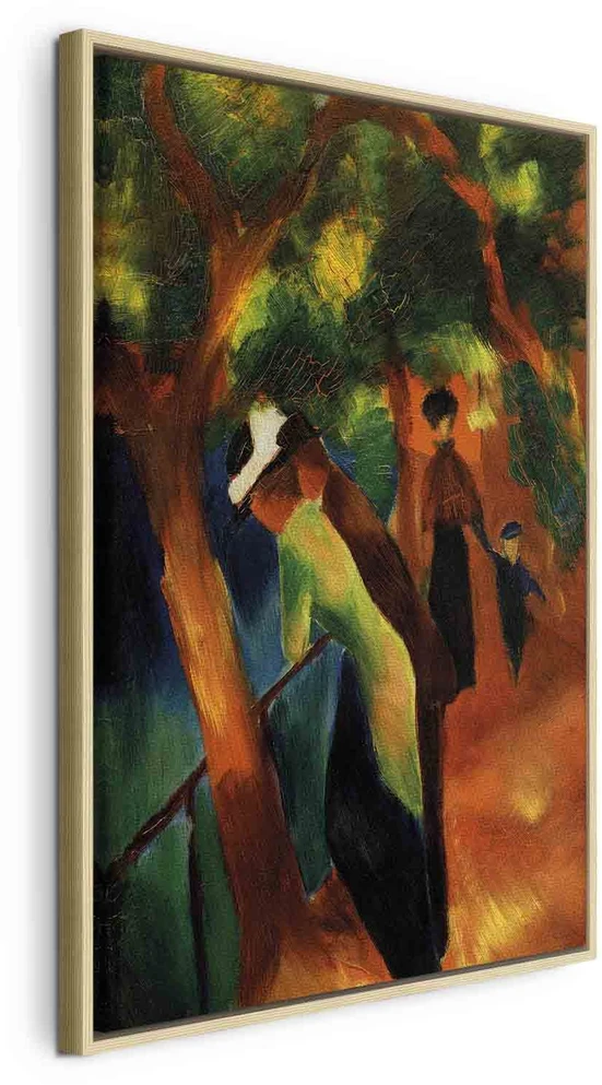Paveikslas August Macke - Saulėtas takas