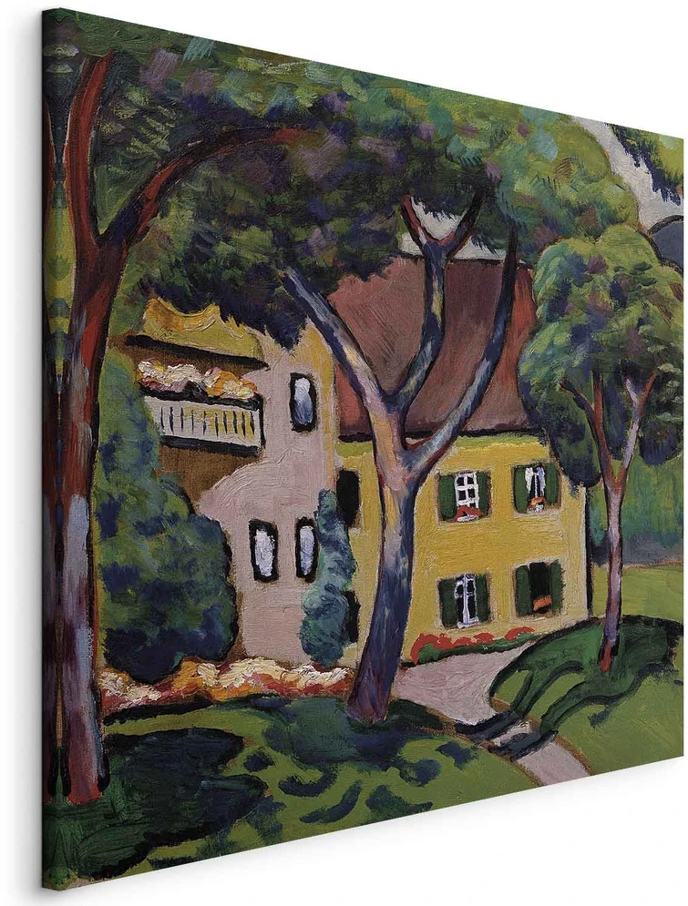 Paveikslas August Macke - Staudacherio namas Tegernsee