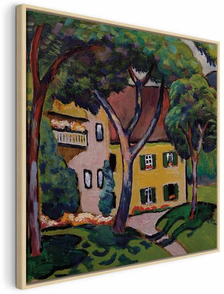 Paveikslas August Macke - Staudacherio namas Tegernsee