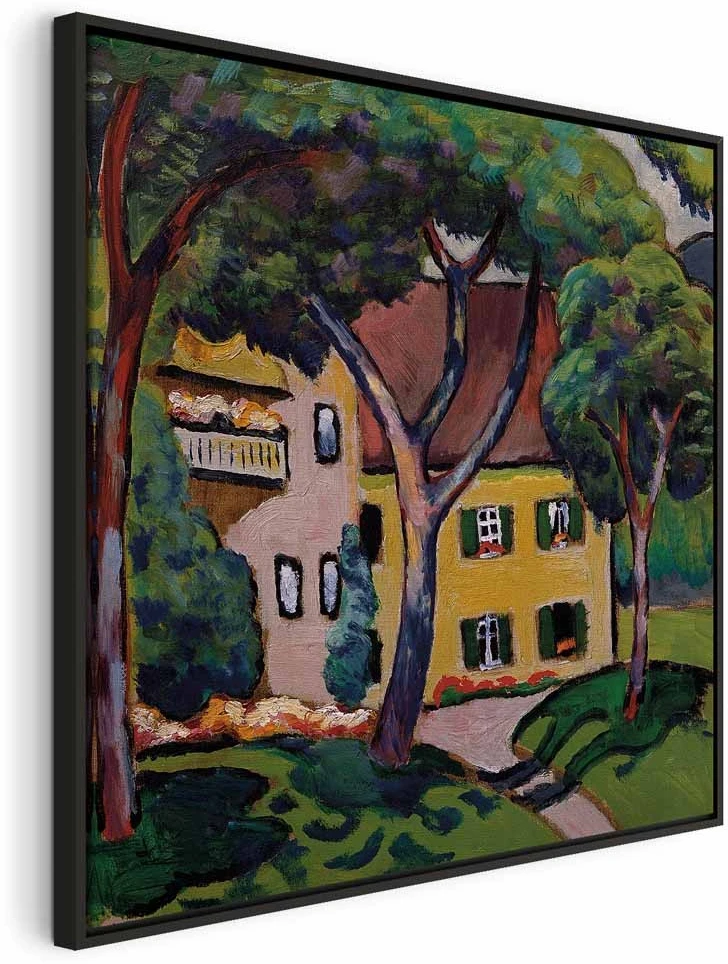 Paveikslas August Macke - Staudacherio namas Tegernsee