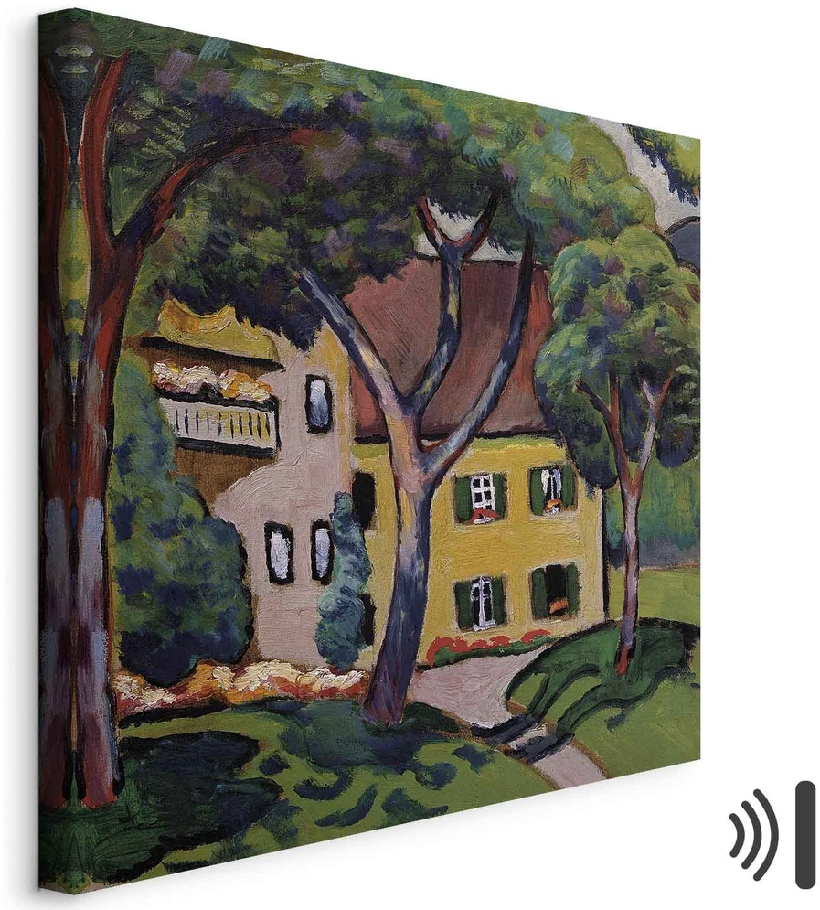 Paveikslas August Macke - Staudacherio namas Tegernsee