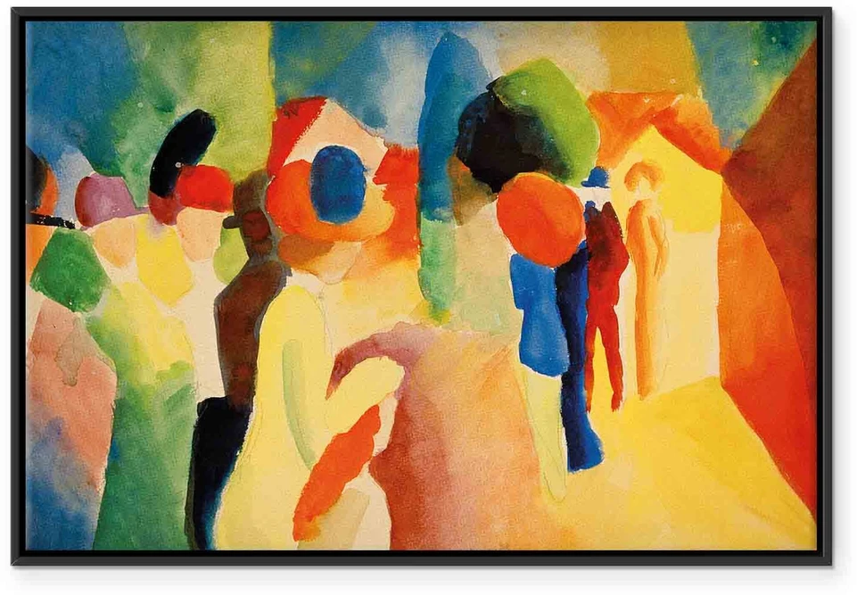 Paveikslas August Macke - Su geltonu švarku