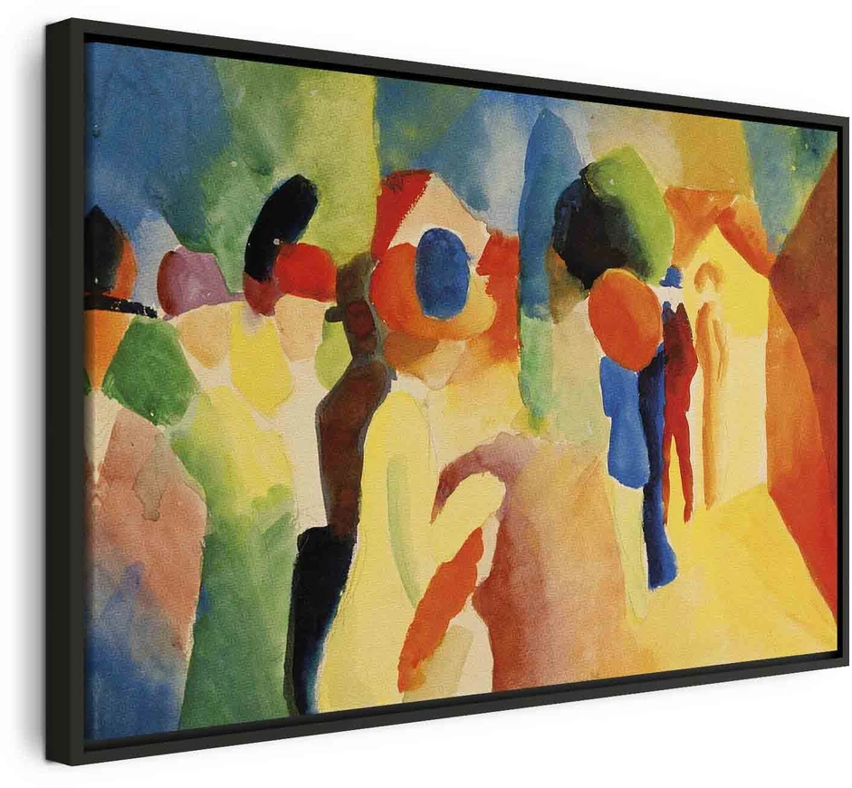 Paveikslas August Macke - Su geltonu švarku