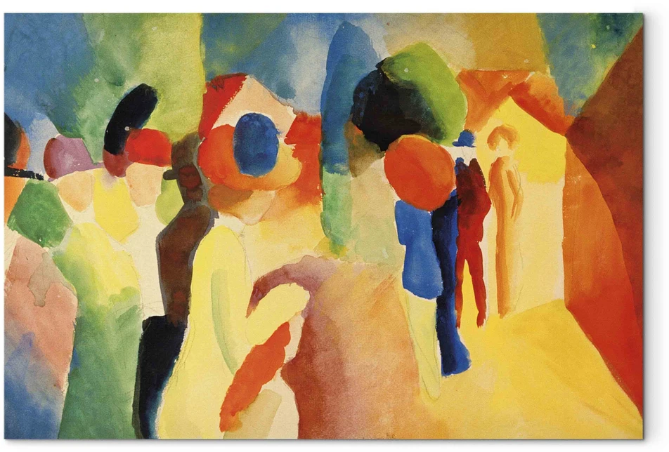 Paveikslas August Macke - Su geltonu švarku