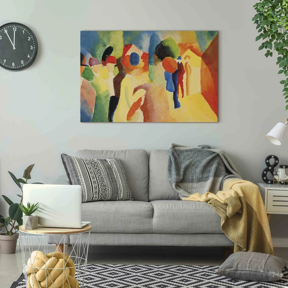 Paveikslas August Macke - Su geltonu švarku