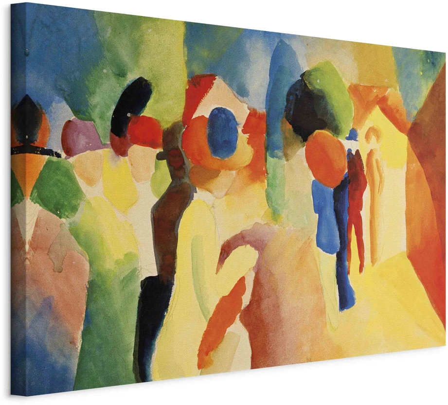 Paveikslas August Macke - Su geltonu švarku