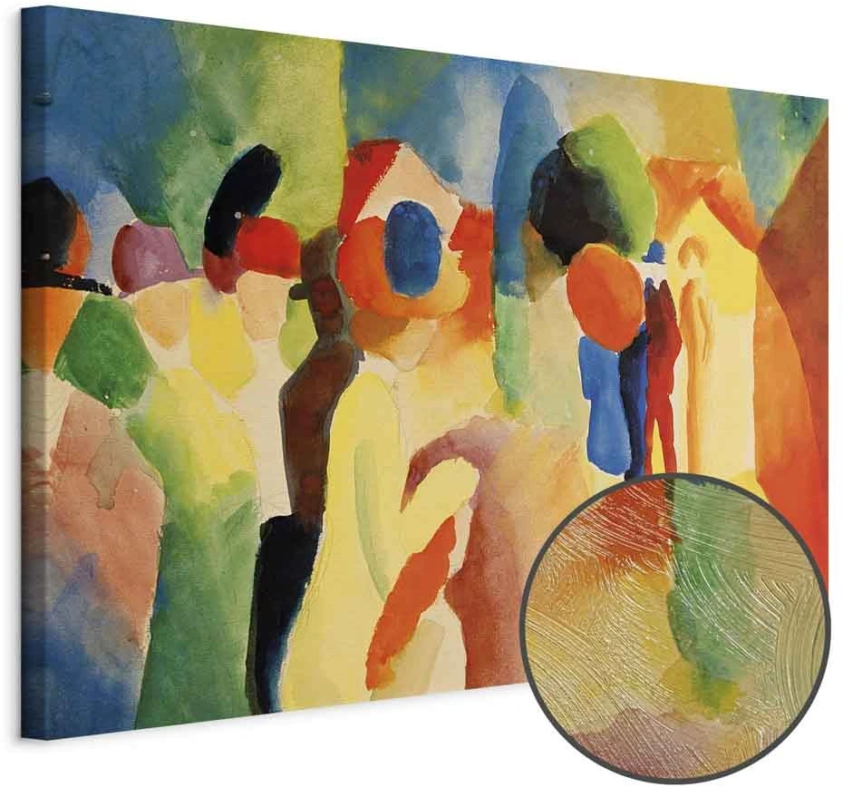 Paveikslas August Macke - Su geltonu švarku