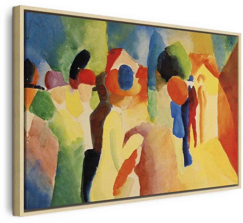Paveikslas August Macke - Su geltonu švarku