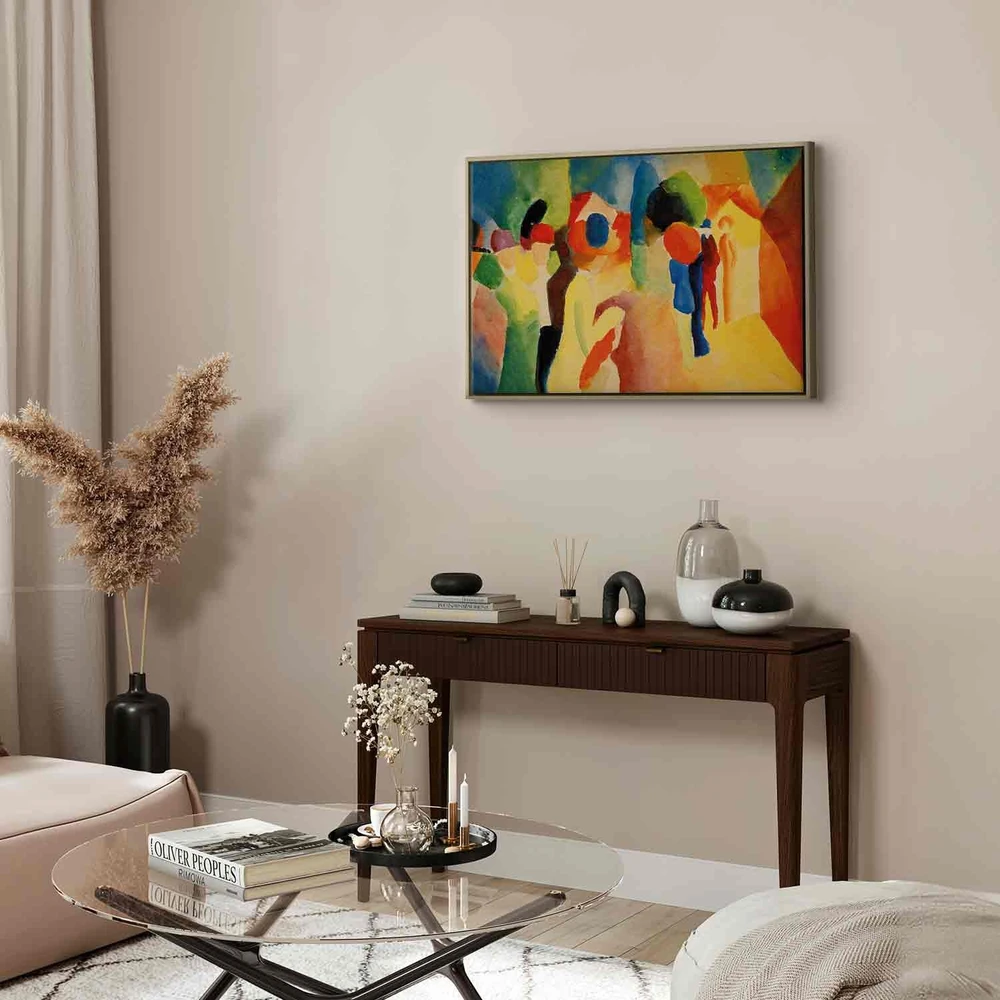 Paveikslas August Macke - Su geltonu švarku