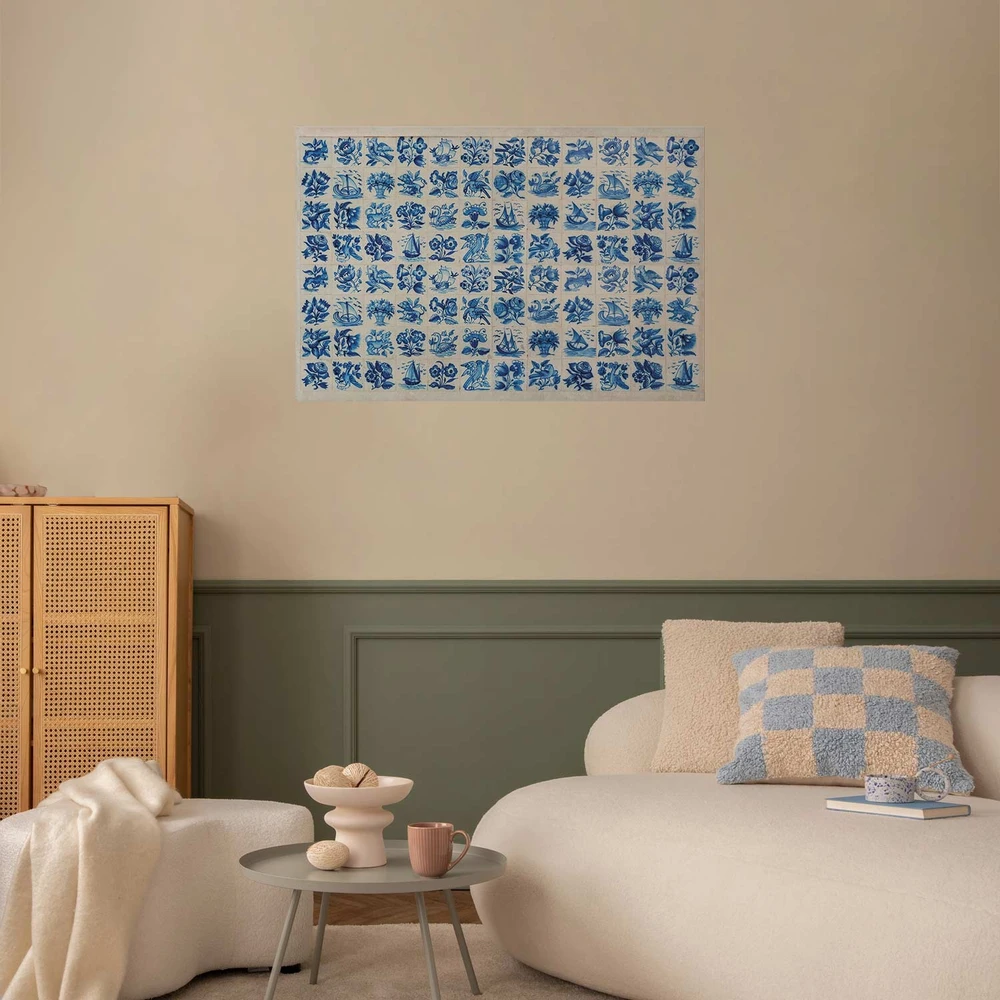 Paveikslas - Azulejos plytelės - tradiciniai portugališki keraminiai raštai