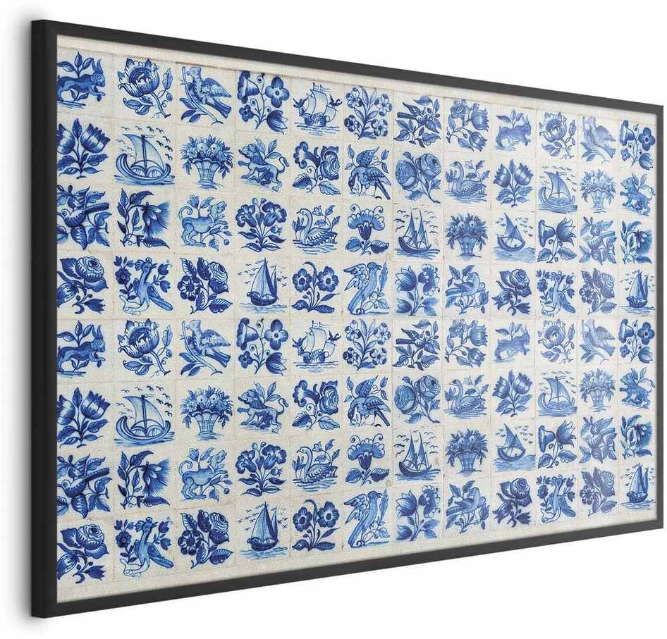 Paveikslas - Azulejos plytelės - tradiciniai portugališki keraminiai raštai