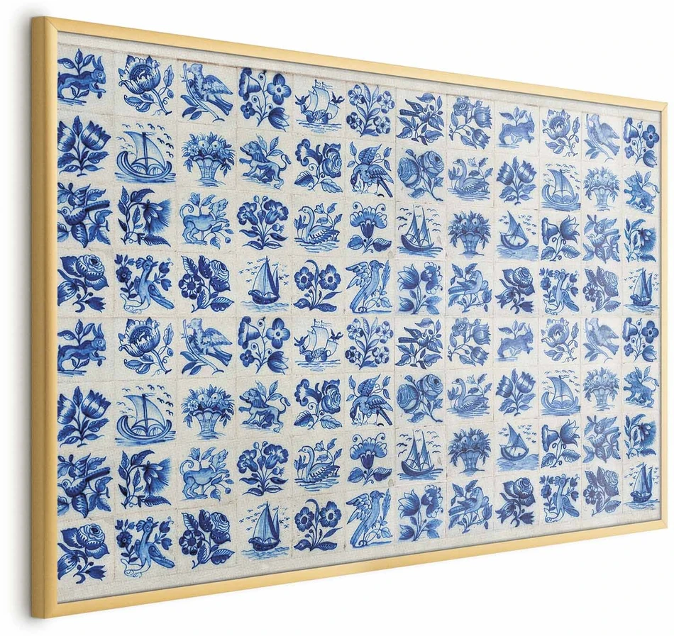 Paveikslas - Azulejos plytelės - tradiciniai portugališki keraminiai raštai