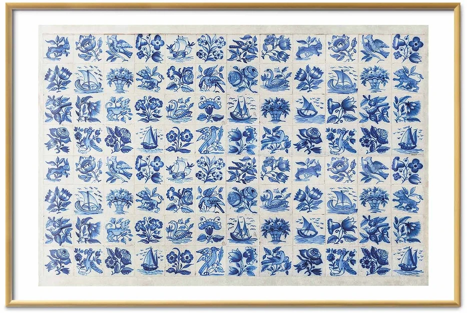 Paveikslas - Azulejos plytelės - tradiciniai portugališki keraminiai raštai