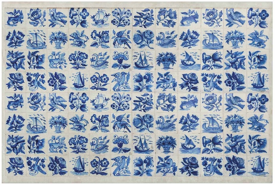 Paveikslas - Azulejos plytelės - tradiciniai portugališki keraminiai raštai
