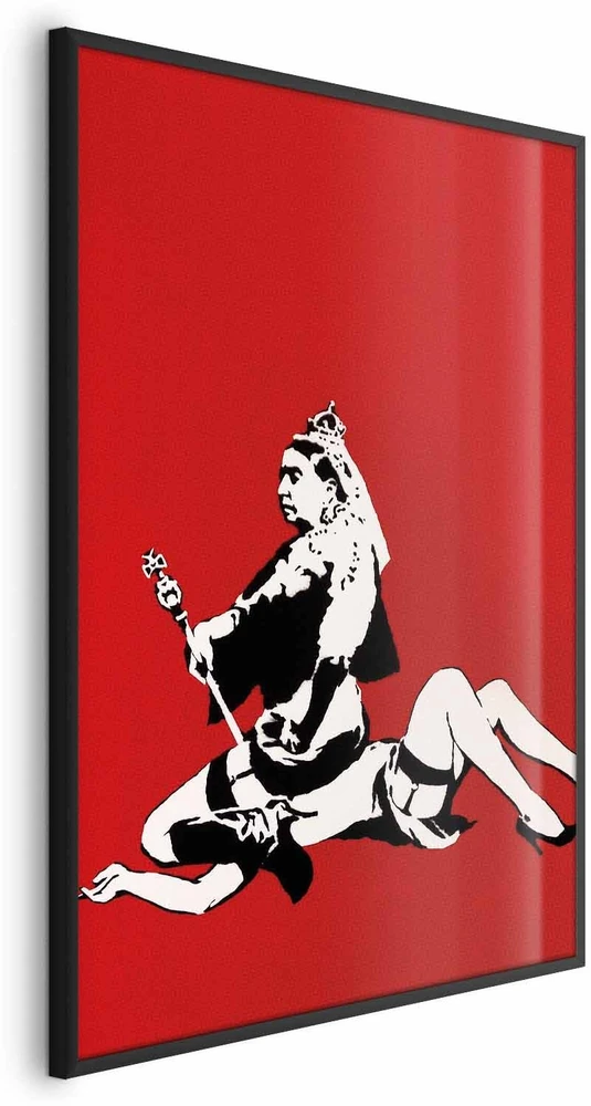 Paveikslas - Banksy: Karalienė Viktorija