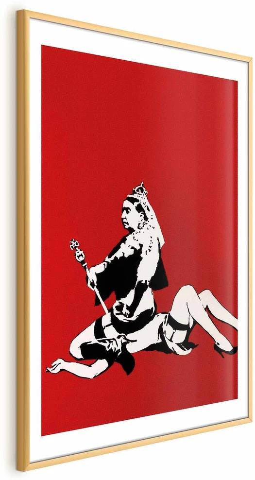 Paveikslas - Banksy: Karalienė Viktorija