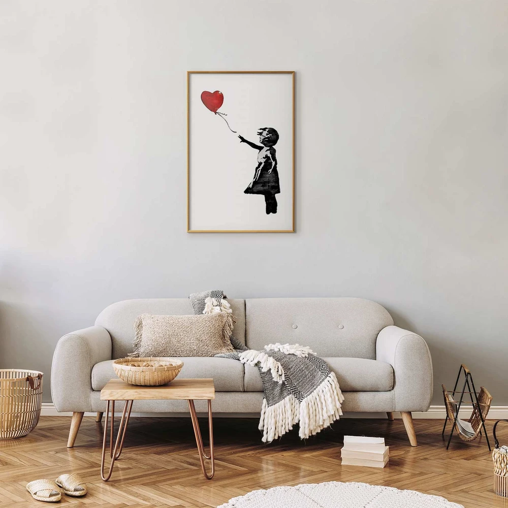 Paveikslas - Banksy: Mergaitė su balionu