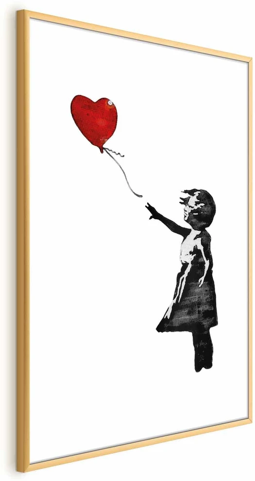 Paveikslas - Banksy: Mergaitė su balionu