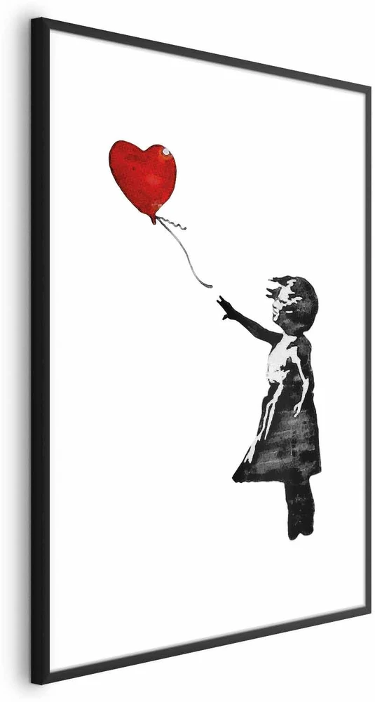 Paveikslas - Banksy: Mergaitė su balionu