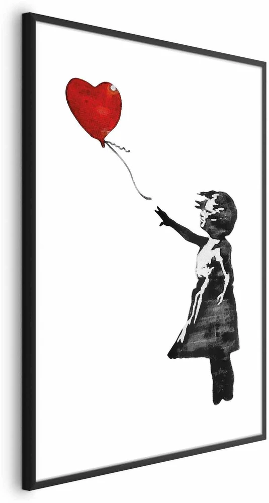 Paveikslas - Banksy: Mergaitė su balionu