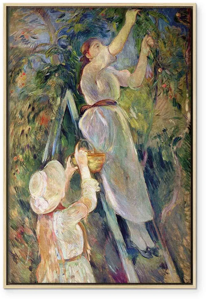 Paveikslas Berthe Morisot - Vyšnių rinkėja
