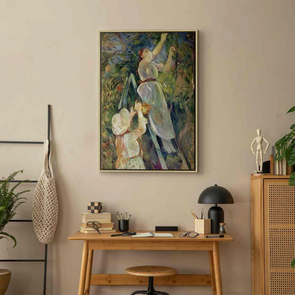 Paveikslas Berthe Morisot - Vyšnių rinkėja
