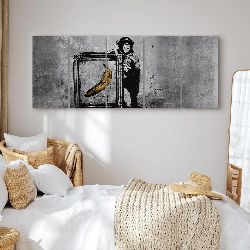 Paveikslas Beždžionė rėme (Banksy)