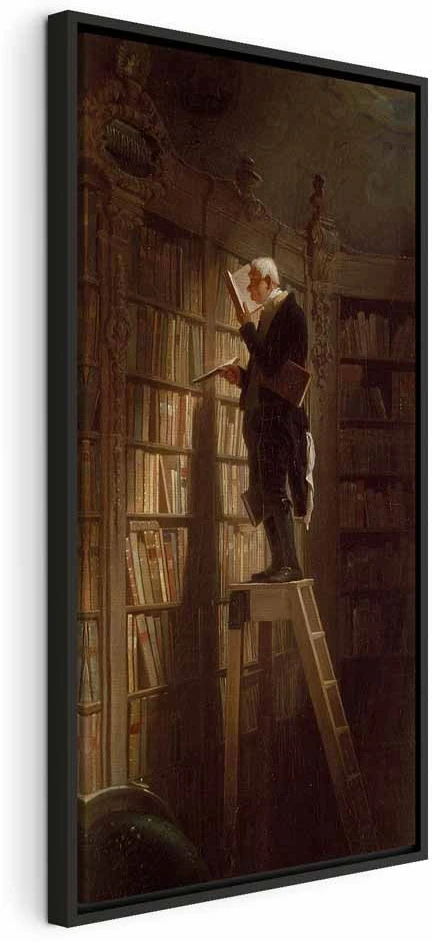 Paveikslas Carl Spitzweg - Knygų graužikas