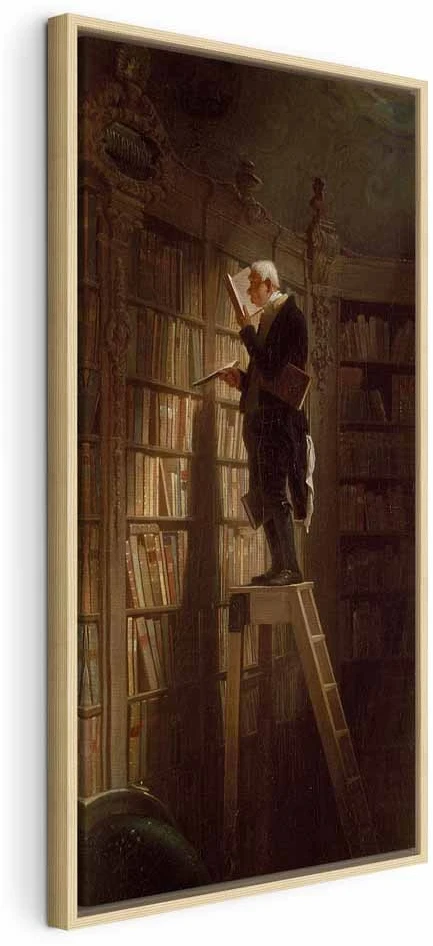 Paveikslas Carl Spitzweg - Knygų graužikas