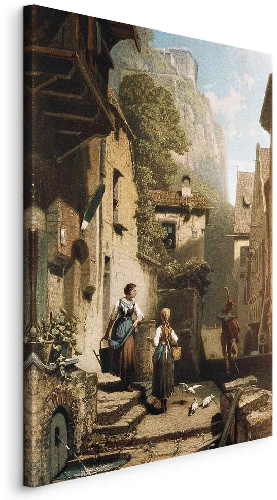 Paveikslas Carl Spitzweg - Palėpės kambarėlyje