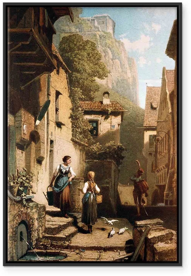 Paveikslas Carl Spitzweg - Palėpės kambarėlyje