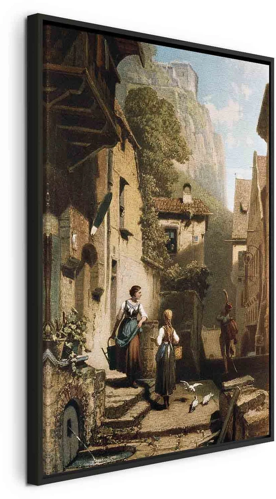 Paveikslas Carl Spitzweg - Palėpės kambarėlyje