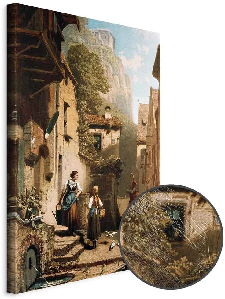Paveikslas Carl Spitzweg - Palėpės kambarėlyje