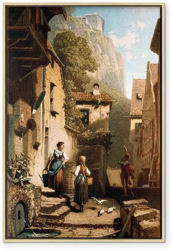 Paveikslas Carl Spitzweg - Palėpės kambarėlyje
