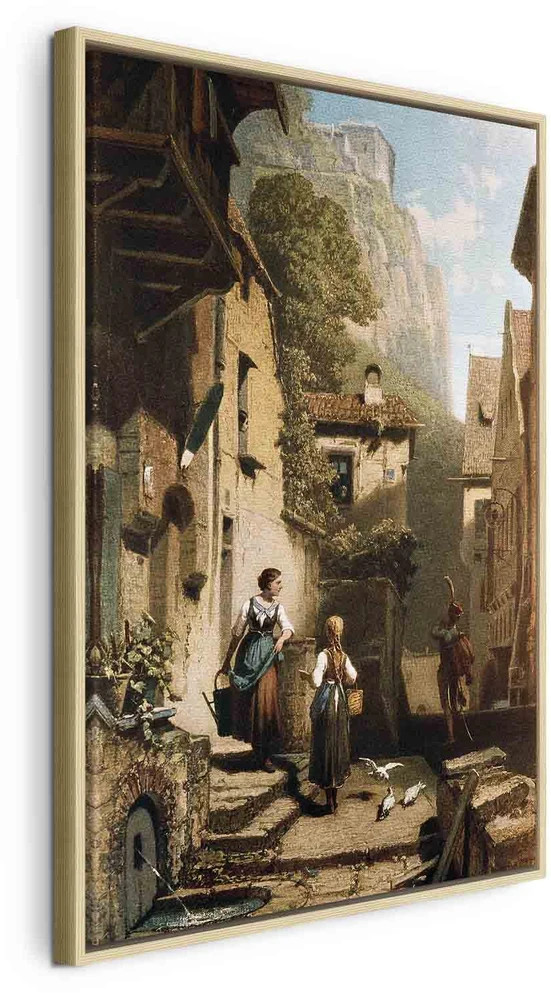 Paveikslas Carl Spitzweg - Palėpės kambarėlyje