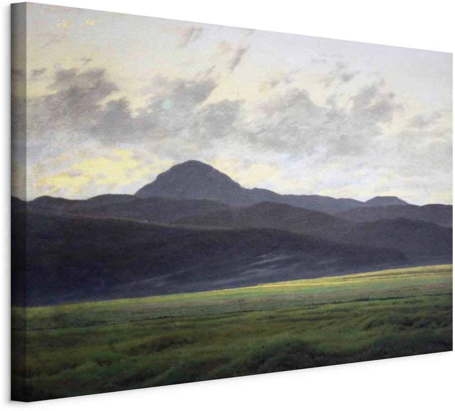 Paveikslas Caspar David Friedrich - Kalnų peizažas Bohemijoje