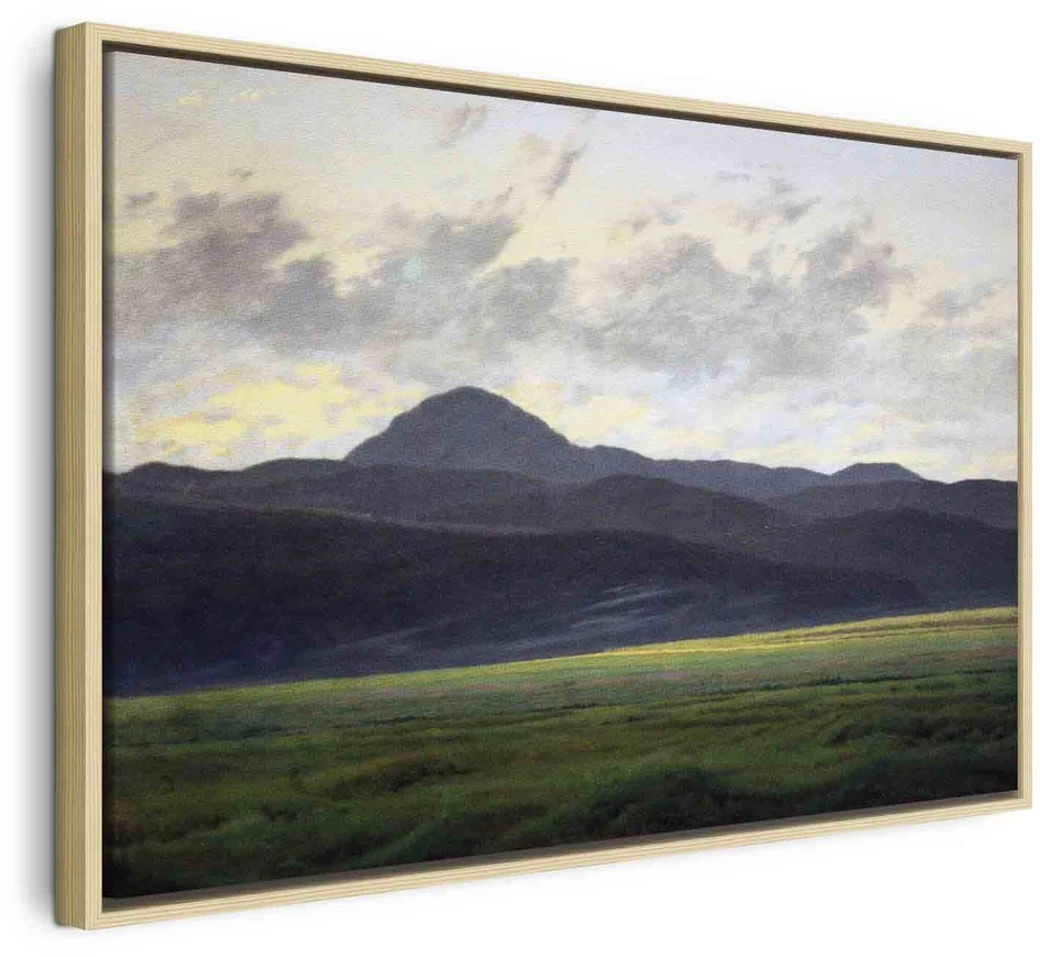 Paveikslas Caspar David Friedrich - Kalnų peizažas Bohemijoje