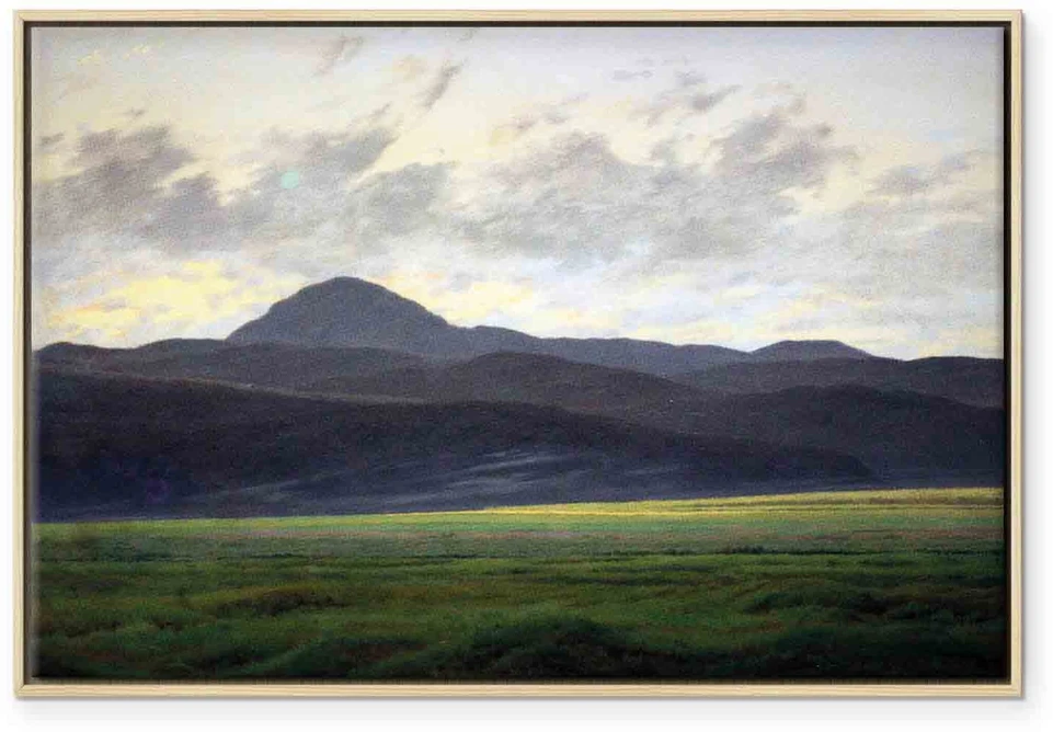 Paveikslas Caspar David Friedrich - Kalnų peizažas Bohemijoje