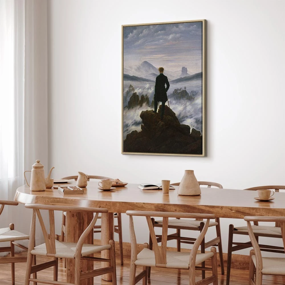 Paveikslas Caspar David Friedrich - Klajūnas virš rūko jūros