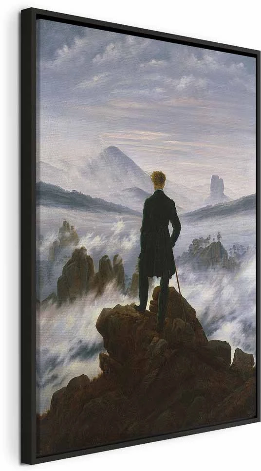 Paveikslas Caspar David Friedrich - Klajūnas virš rūko jūros