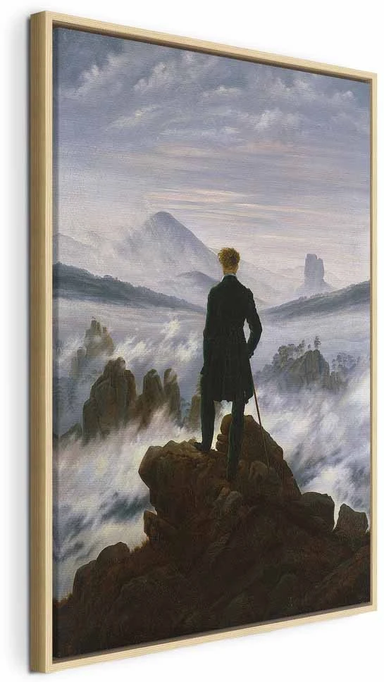 Paveikslas Caspar David Friedrich - Klajūnas virš rūko jūros