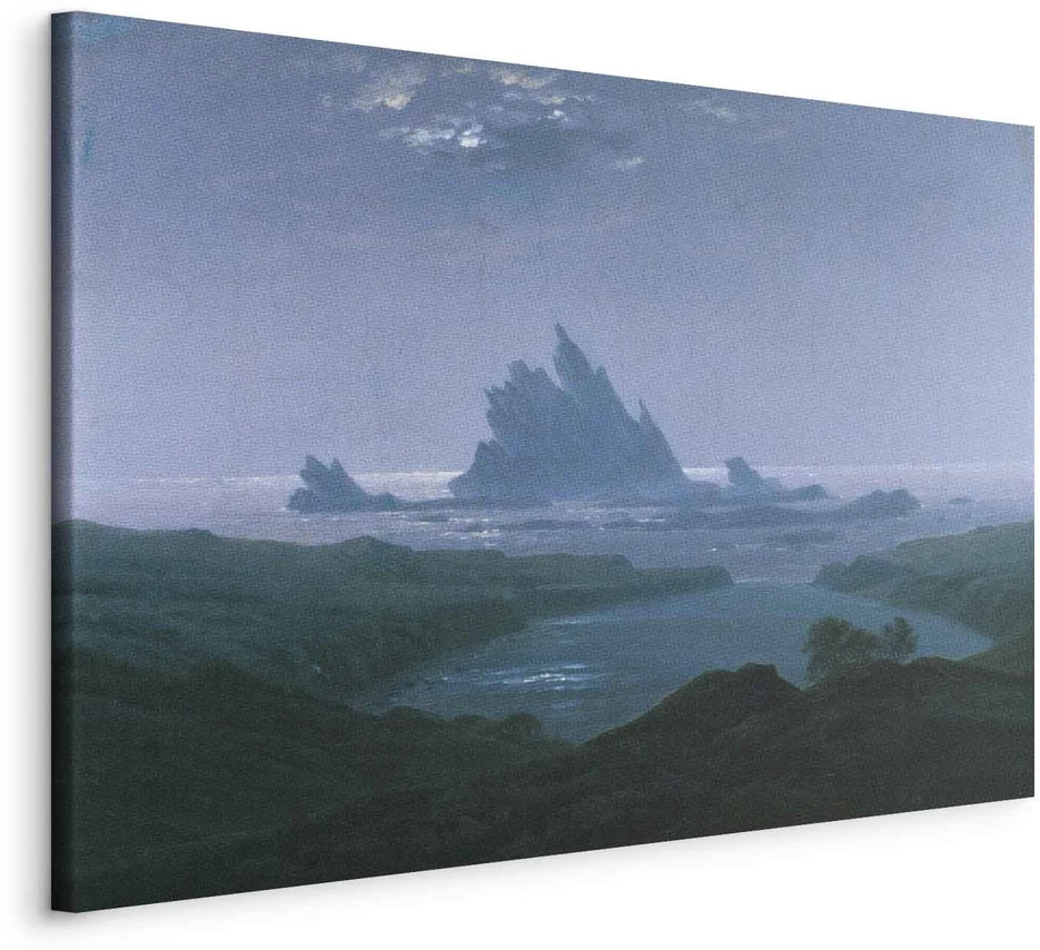Paveikslas Caspar David Friedrich - Uolos prie jūros kranto