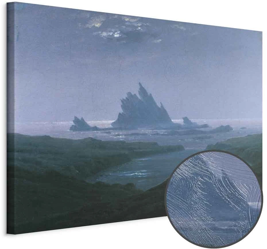 Paveikslas Caspar David Friedrich - Uolos prie jūros kranto