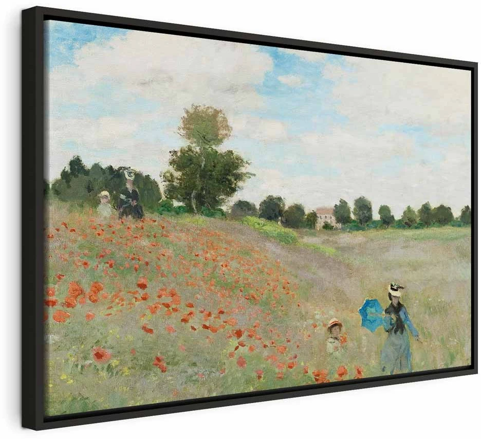 Paveikslas Claude Monet - Aguonų laukas prie Aržantėjaus