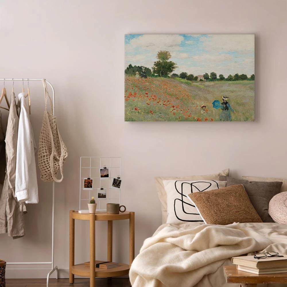 Paveikslas Claude Monet - Aguonų laukas prie Aržantėjaus